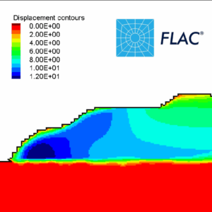 Modellazione del calcolo di filtrazione in Flac2D