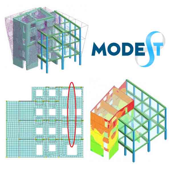 Analisi di vulnerabilità in ambito lineare di edifici misti con ModeSt