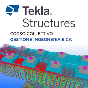 Corso base collettivo Tekla Structures – Gestione Ingegneria e Cemento Armato | dal 7 settembre 2026