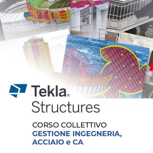 Corso base collettivo Tekla Structures – Gestione Ingegneria, Acciaio e CA | dal 7 settembre 2026