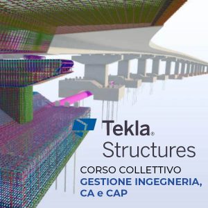 Corso base collettivo Tekla Structures – gestione Ingegneria CA e CAP | dal 7 settembre 2026
